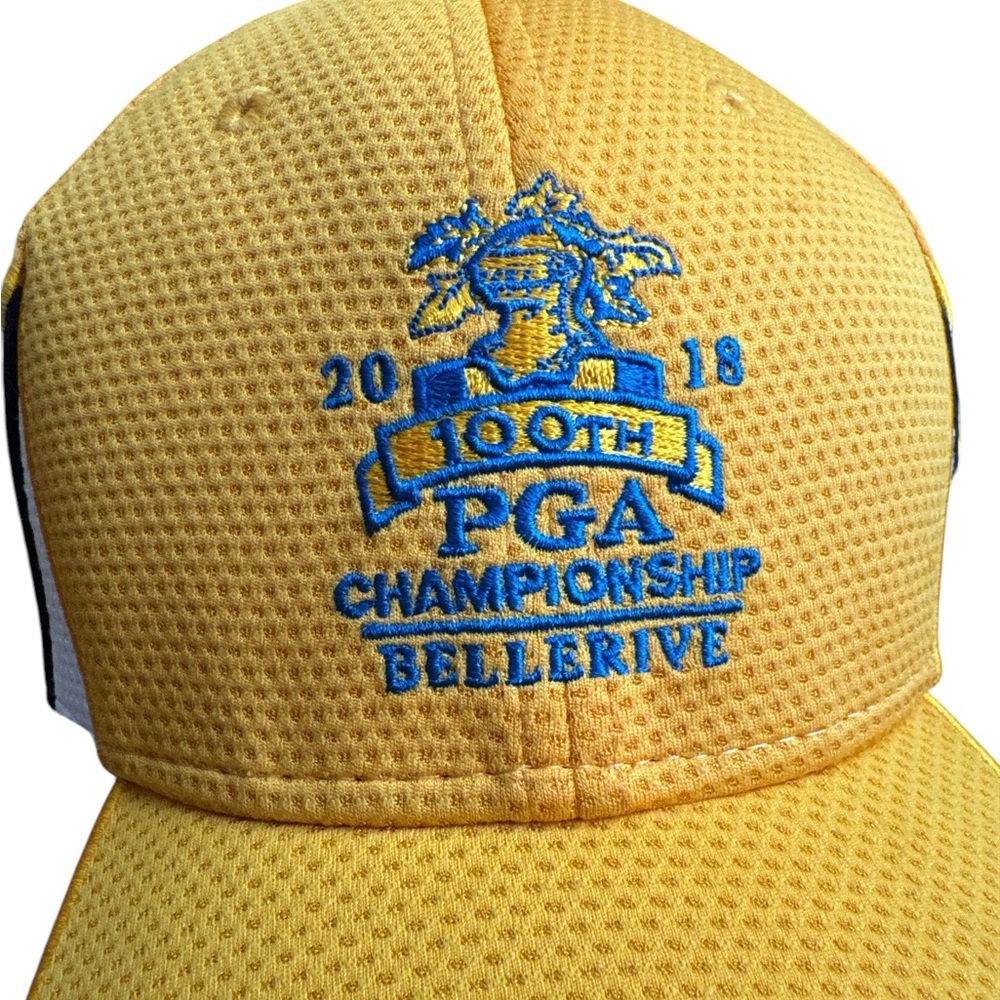 New Era Men’s Hat Bellerive Championship 2018 Yellow PGA Size Small/Medium - Picture 5 of 7